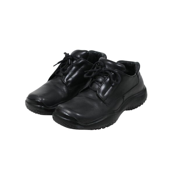 Prada AW99 Vtg Chunky Derby US8.5 UK7.5 Black Leather Square Toe Platform Sole main image 7